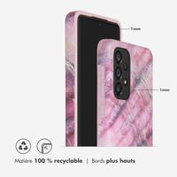 Selencia Aurora Coque Fashion Samsung Galaxy A33 - Ocean Shell Purple