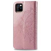 Etui de télephone portefeuille Mandala Apple iPhone 11 Pro - Rose