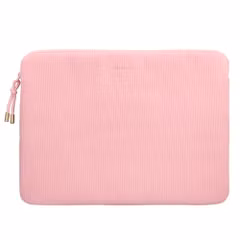 Selencia Pochette ordinateur Corduroy 13-14 pouces - Soft Blush