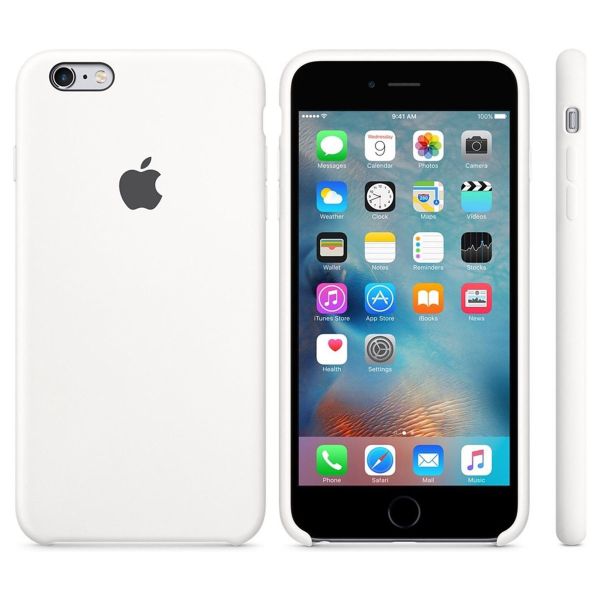 Apple Coque en silicone Apple iPhone 6(s) Plus - Blanc