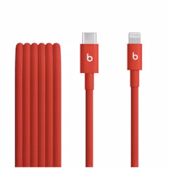 Beats Câble USB-C vers Lightning tressé - 1,5 mètre - Rapid Red