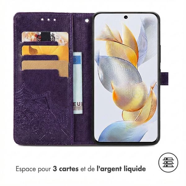 imoshion Etui de télephone Mandala Honor 90 - Violet