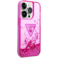 Guess Coque Liquid Glitter Apple iPhone 14 Pro Max - Rose Fuchsia