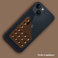 Selencia Pack de 2 Supports de téléphone à ventouse - Choco Brown