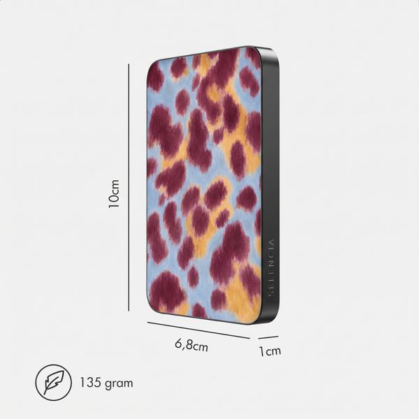Selencia Powerbank Vivid 5 000 mAh - MagSafe et Qi - Black / Rebel Crush