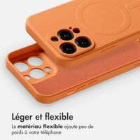 imoshion Coque Couleur avec MagSafe Apple iPhone 13 Pro - Orange