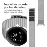 imoshion Bracelet en nylon Google Pixel Watch / Watch 2 / Watch 3 / Watch 4 (41 mm) - Gris clair