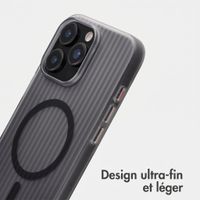 Accezz Coque arrière Lite avec MagSafe | Fluted | Apple iPhone 16 Pro Max - Gris