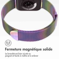 imoshion Bracelet magnétique milanais Apple Watch | 38/40/41/42 mm - Taille S - Colorful