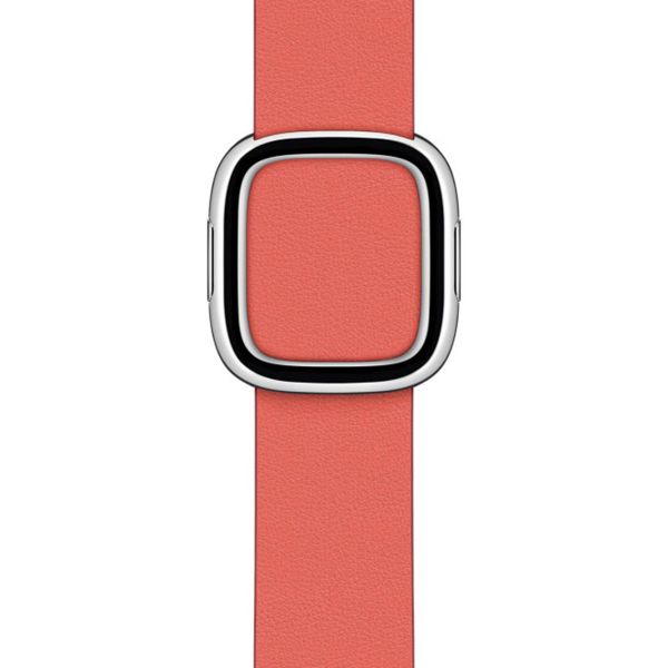 Apple Bracelet Leather Band Modern Buckle Apple Watch | 38/40/41/42 mm - Taille M - Pink Citrus