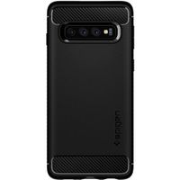 Spigen Coque Rugged Armor Samsung Galaxy S10 - Noir