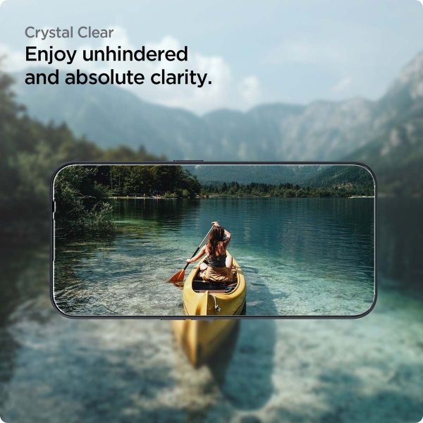 Spigen Protection d'écran en verre trempé GLAStR Fit 2 Paquets + Applicator Nothing Phone (2a) / (2a) Plus