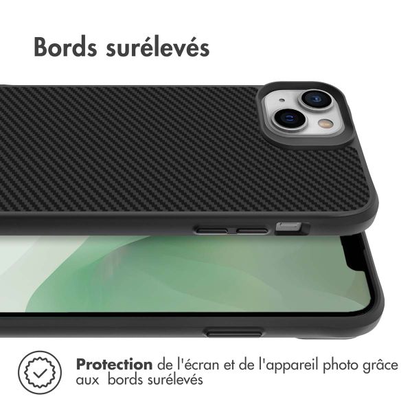 imoshion Rugged Hybrid Carbon Case Apple iPhone 14 Plus - Noir