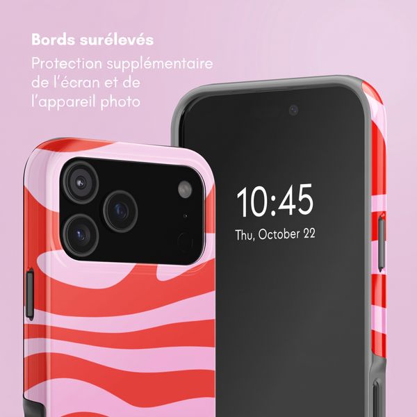 Selencia Coque arrière Vivid avec MagSafe Apple iPhone 18 Pro Max / 17 Pro Max - Dream Swirl Pink