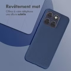 imoshion Coque Couleur Motorola Edge 70 Fusion - Bleu foncé