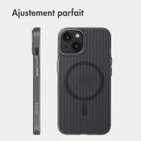 Accezz Coque arrière Lite avec MagSafe | Fluted | Apple iPhone 14 - Gris