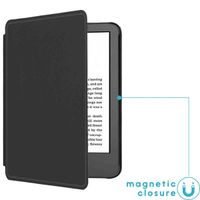 imoshion Étui de liseuse portefeuille Slim Hard Amazon Kindle (2024) / Amazon Kindle (2022) 11th gen - Noir