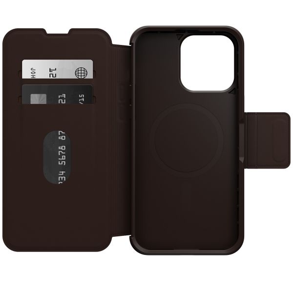 OtterBox Étui de télephone portefeuille Strada MagSafe Apple iPhone 15 Pro Max - Marron