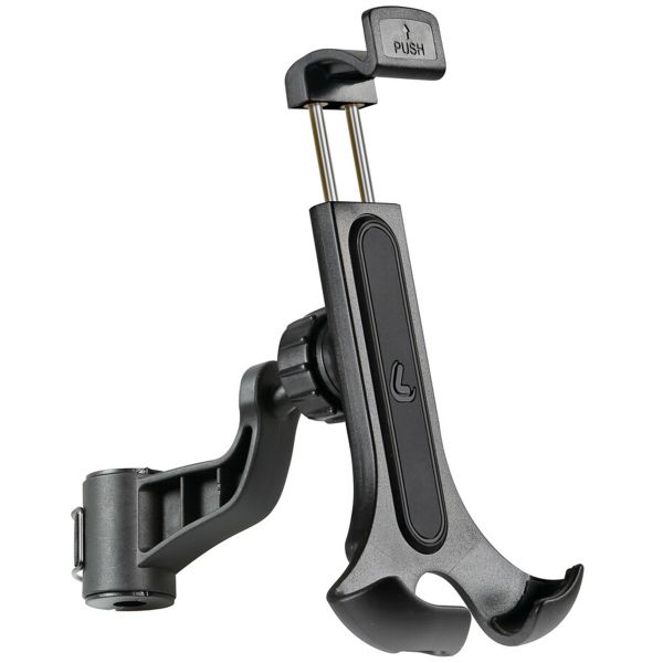 Lampa Support de téléphone Smart Flow pour scooter - Rotation à 360° - Fixation sur rétroviseur et pare-brise - Noir
