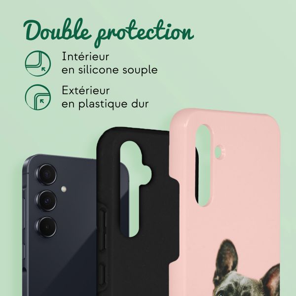 Concevez votre propre coque Tough Samsung Galaxy A55 - Blanc