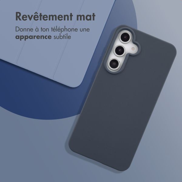 imoshion Coque Couleur Samsung Galaxy S24 FE - Bleu foncé