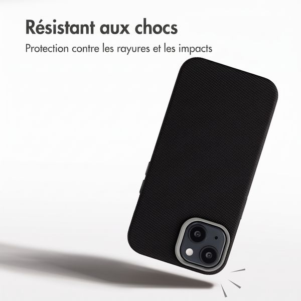Accezz Coque arrière Mesh avec MagSafe Apple iPhone 14 / 13 - Noir