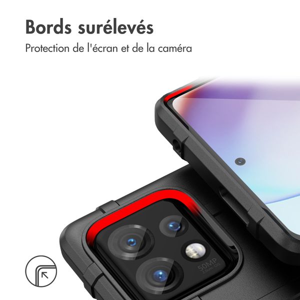 imoshion Coque Rugged Shield Motorola Edge 40 Pro - Noir
