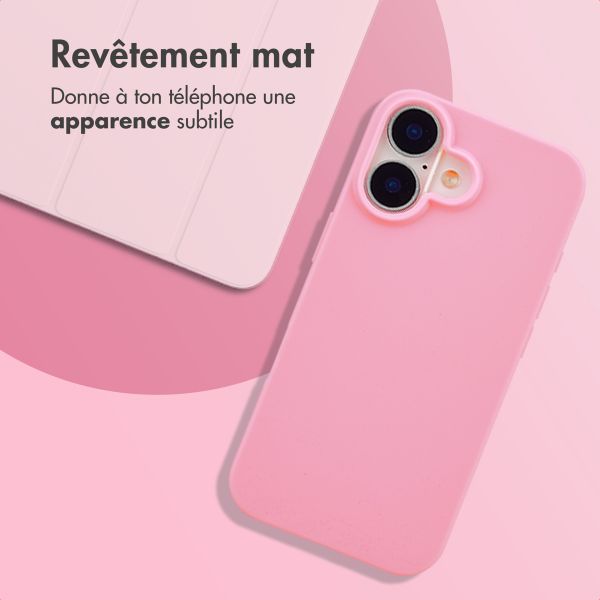 imoshion Coque Couleur Apple iPhone 16 - Bubblegum Pink