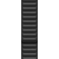 Apple Bracelet Leather Link Apple Watch | 38/40/41/42 mm - Taille S/M - Noir