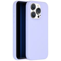 Accezz Coque Liquid Silicone Apple iPhone 15 Pro - Violet