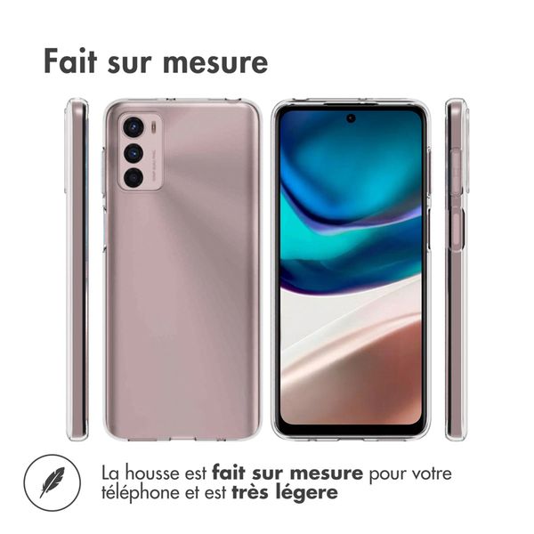 Accezz Coque Clear Motorola Moto G42 - Transparent