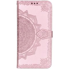 Etui de télephone portefeuille Mandala Samsung Galaxy A50 / A30s - Rose clair