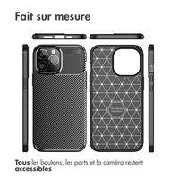 imoshion Coque silicone Carbon Apple iPhone 14 Pro Max - Noir