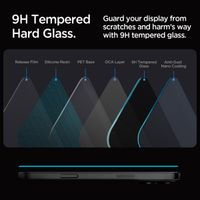 Spigen Protection d'écran en verre trempé GLAStR Privacy Applicator - lot de 2 Apple iPhone 16 Pro Max / 17 Pro Max