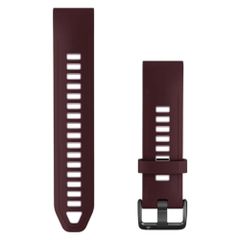 Garmin Bracelet QuickFit® en silicone  - Connexion Garmin QuickFit® 20 mm - Dark Cherry / Dust Rose