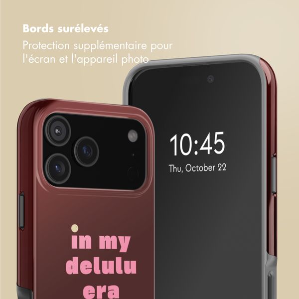 Selencia Coque arrière Vivid avec MagSafe Apple iPhone 17 Pro Max - Delulu