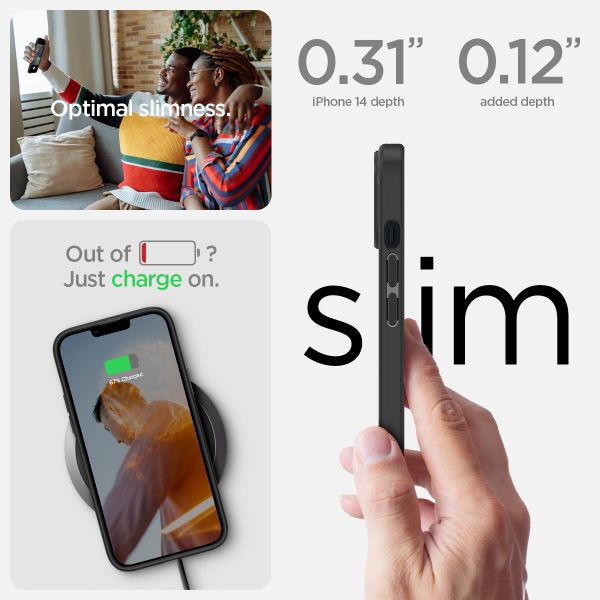 Spigen Coque Ultra Hybrid Apple iPhone 14 - Noir