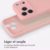 imoshion Coque Couleur avec MagSafe Apple iPhone 18 Pro Max / 17 Pro Max - Rose clair