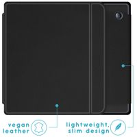 imoshion Étui de liseuse portefeuille Slim Hard Tolino Vision 5 - Noir