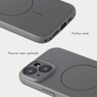 Accezz Coque Grip avec MagSafe Apple iPhone 15 - Gris