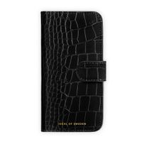 iDeal of Sweden Magnet Wallet+ Étui portefeuille Apple iPhone 18 Pro / 17 Pro - Black Croco