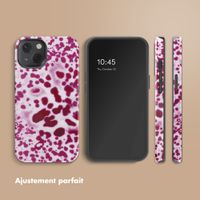 Selencia Coque arrière Vivid avec MagSafe Apple iPhone 13 - Cosmic Orchid