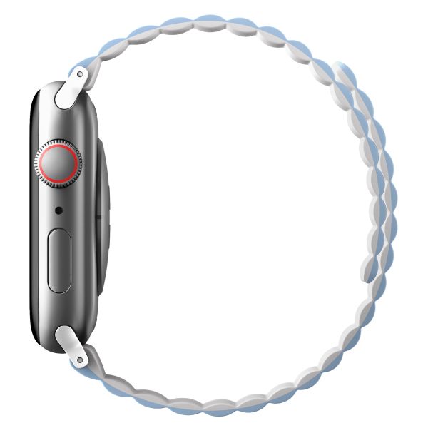 Uniq Bracelet Revix réversible Apple Watch | 44/45/46/49 mm - Arctic (White/Blue)