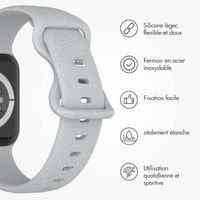 imoshion Bracelet en silicone Mandala Apple Watch | 44/45/46/49 mm - Gris