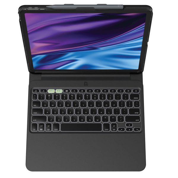 ZAGG Coque clavier tablette Pro Keys 2 Apple iPad Air 13 pouces (2026) M4 / (2025) M3 / (2024) M2 - AZERTY / FR - Noir
