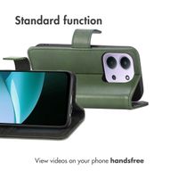 imoshion Étui de télephone portefeuille de luxe Xiaomi Redmi 15C (5G) - Vert