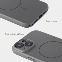 Accezz Coque Grip avec MagSafe Apple iPhone 13 - Gris