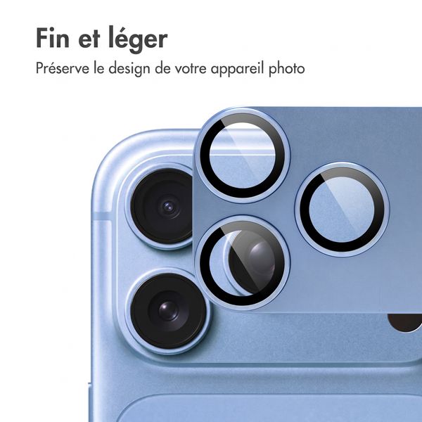 imoshion Protection Caméra en verre trempé 2 Pack pour l'Apple iPhone 18 Pro - Light Blue