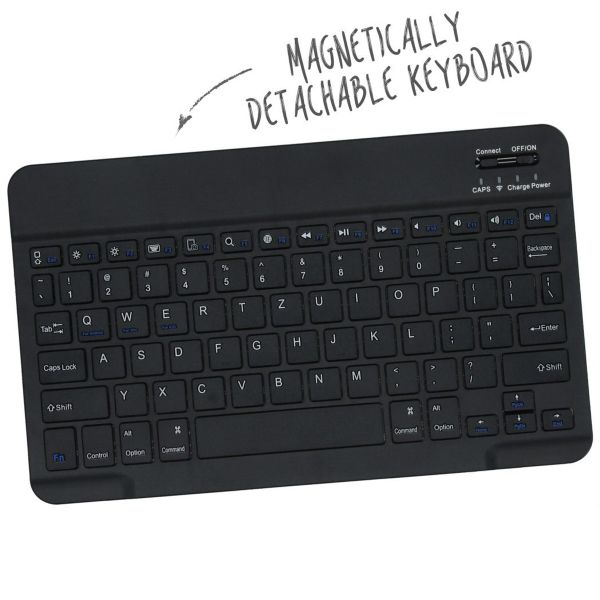 Accezz Étui de tablette Bluetooth Clavier Samsung Galaxy Tab S9 11.0 pouces - QWERTY / NL - Noir