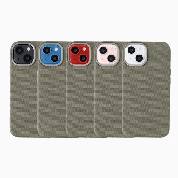 Accezz Coque arrière Mesh avec MagSafe Apple iPhone 14 / 13 - Gris foncé